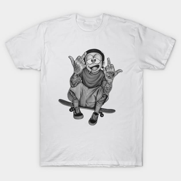 Gangsta Nobita T-Shirt by Kewettos